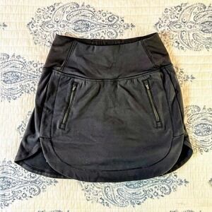 Athleta Fairway Golf Skort in classic black XXS